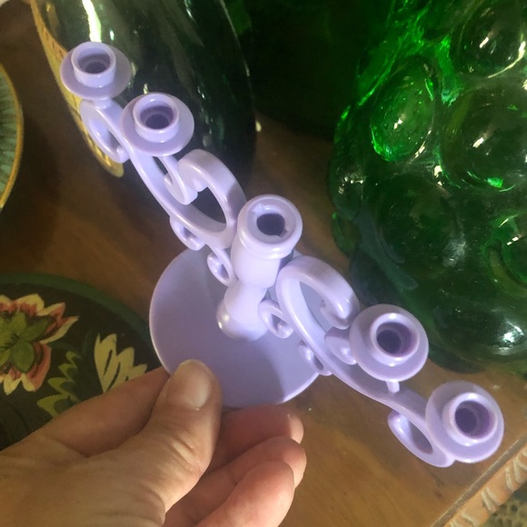 Purple Chandelier Cake Topper - Picture 2 of 5